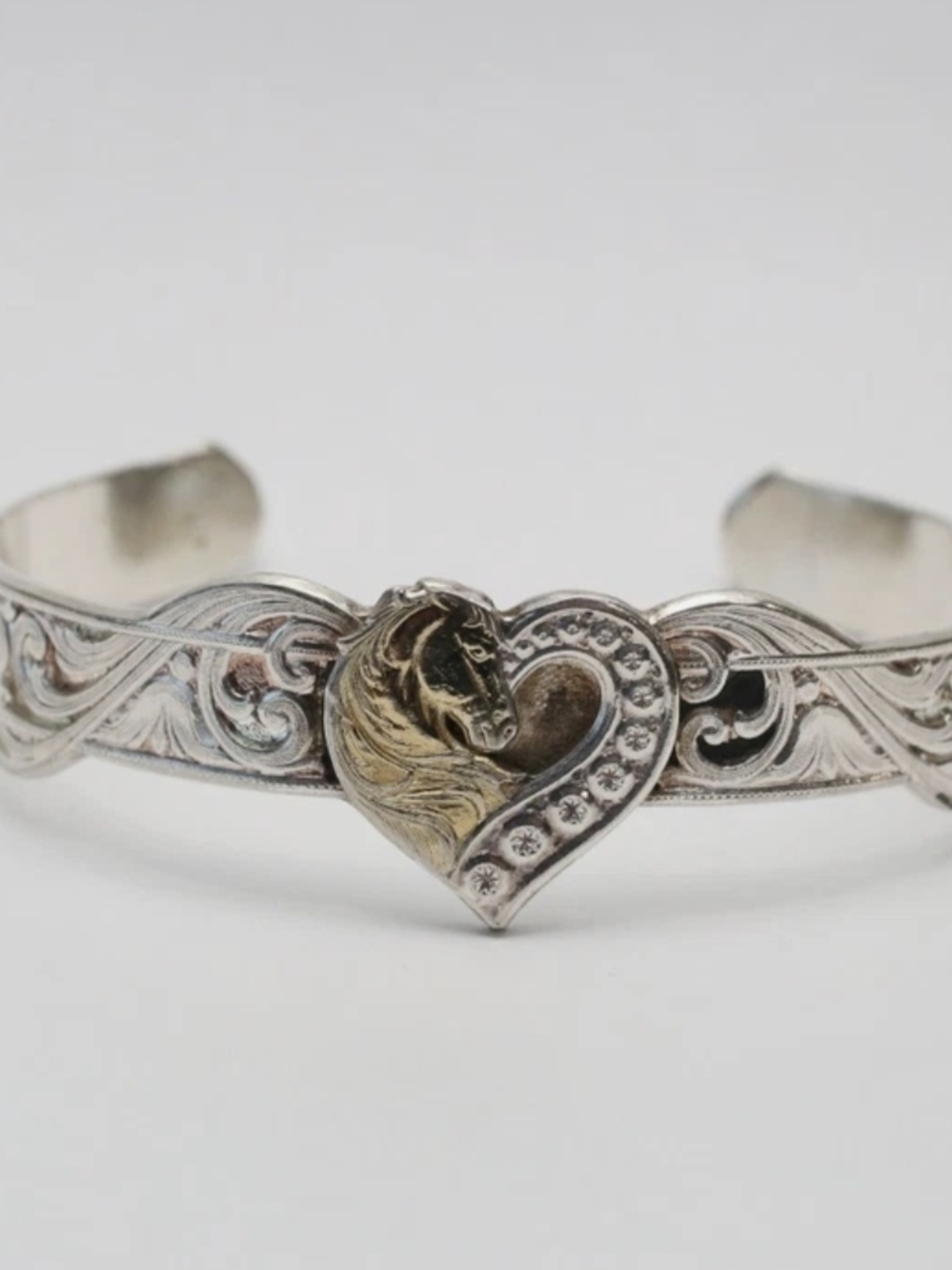 Vintage Montana Silversmiths Sterling Silver Plated Cuff Bracelet, 20.4 Grams